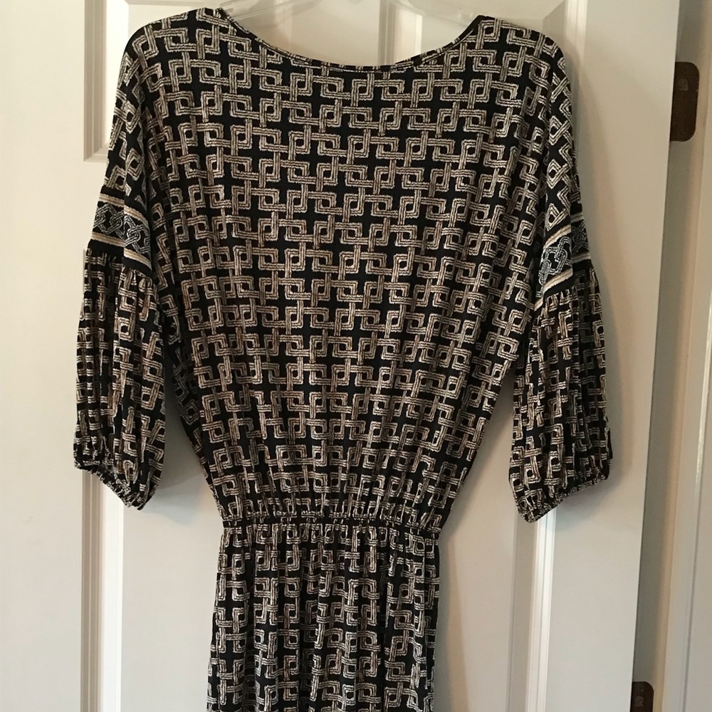 MAX STUDIO Print Bell Sleeve Dress